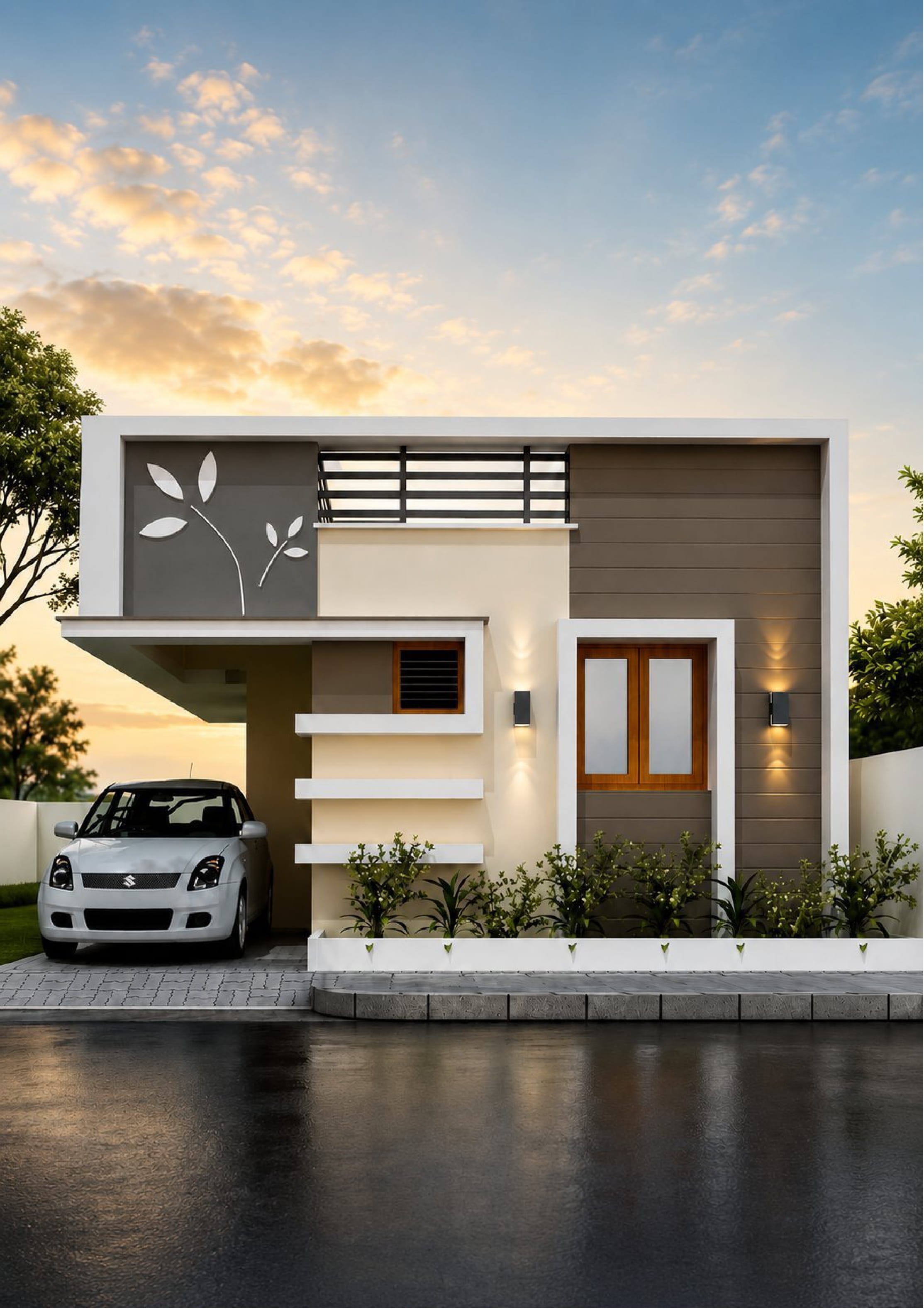 Completed residence by RR Infra Homes