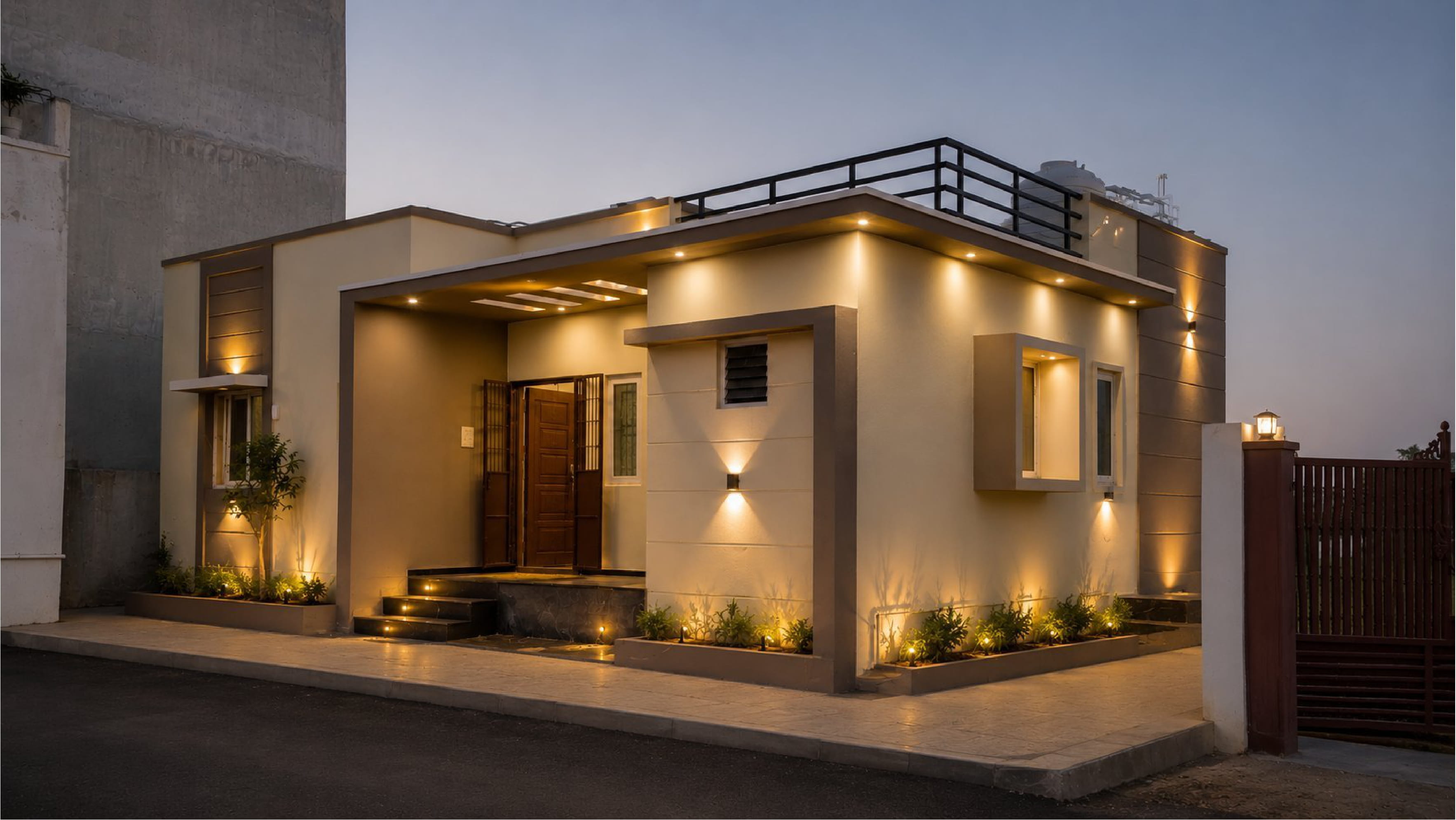 Completed residence by RR Infra Homes